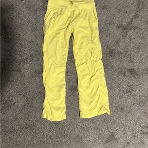 lululemon athletica Yellow Track Pants